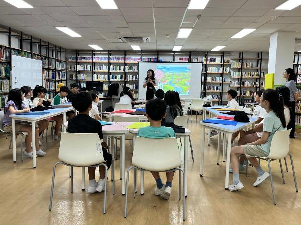 2026. 여름독서교실 3,4학년 내 마음을 담은 여름티셔츠 만들기 활동 모습